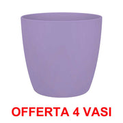 OFFERTA 4 VASO BRUSSELS ROUND MINI 9,5CM NEW VIOLET