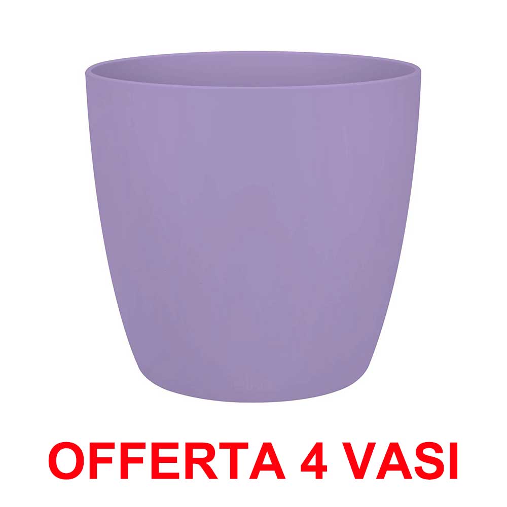 OFFERTA 4 VASO BRUSSELS ROUND MINI 9,5CM NEW VIOLET