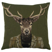 CUSCINO GOBELIN CERVO CON DOLCEVITA 45X45CM