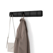 Appendiabiti Gancio a muro Flip 5 51 x 6 x 3 cm Nero Umbra