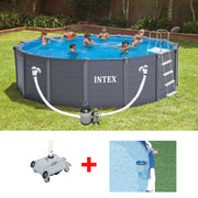OFFERTA PISCINA GRAPHITE 478X124CM + ROBOT +SKIMMER