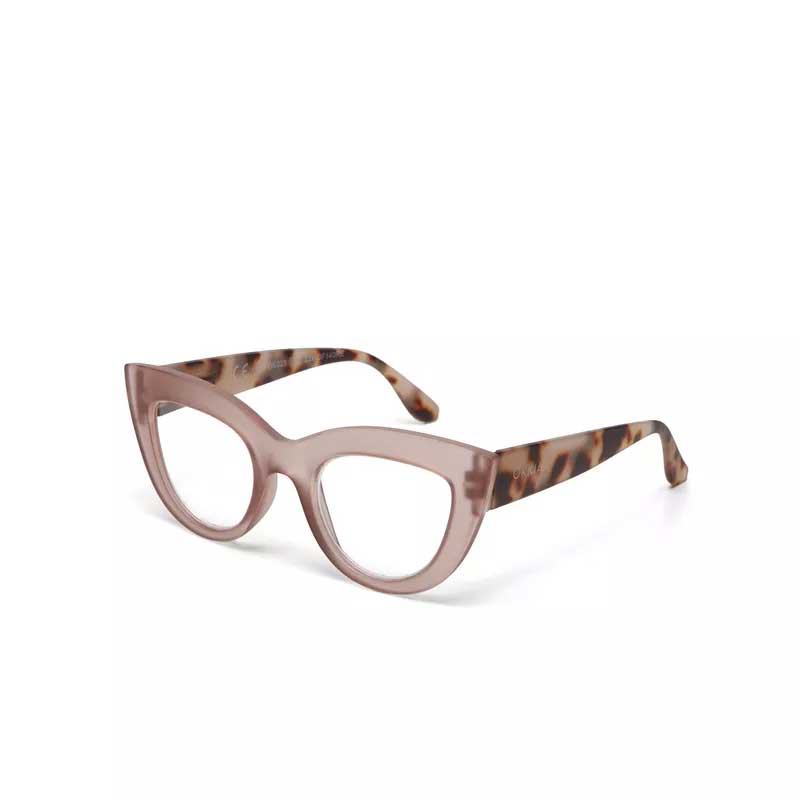 OCCHIALE DA LETTURA CLAUDIA PINK HAVANA GRADAZ. 2.50 OKKIA
