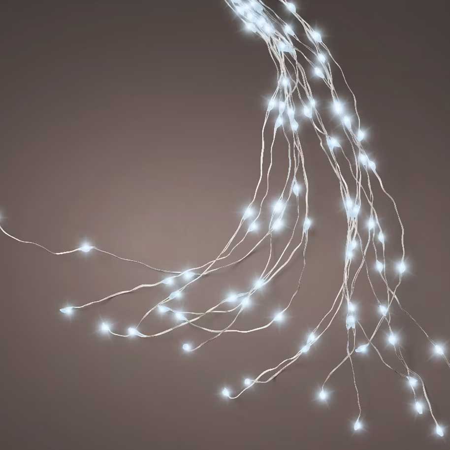 832 MICROLED BIANCO FREDDO FLASH 240CM PER ALBERO DI NATALE
