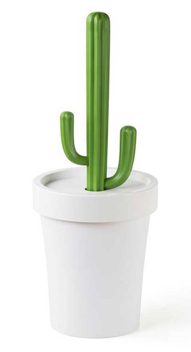 CESTINO CACTRASH CACTUS BIANCO QUALY