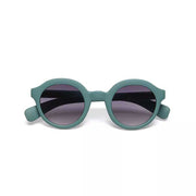OCCHIALE DA SOLE MODELLO LAURO ROUND COLORE GREEN SAGE LENTI NERO GRADIENTE OKKIA