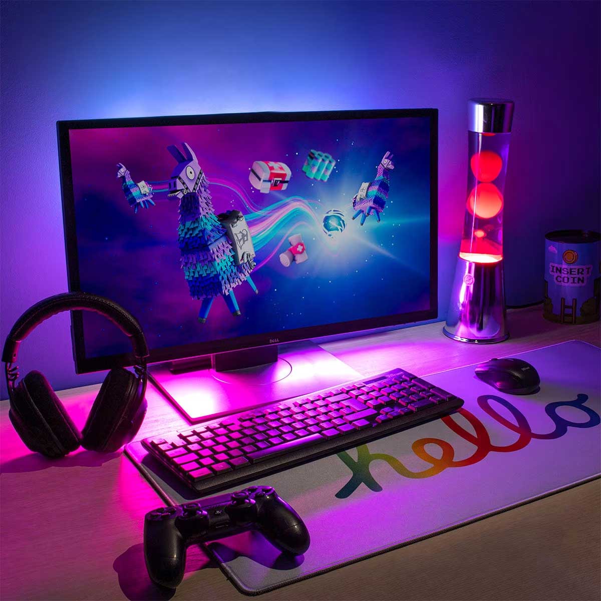 TAPPETINO PER MOUSE E PC SCRITTA HELLO