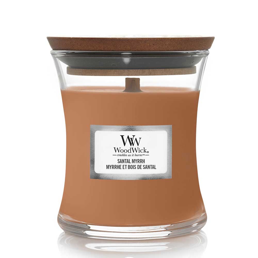 CANDELA CLESSIDRA HOURGLASS MINI JAR SANTAL MYRRH