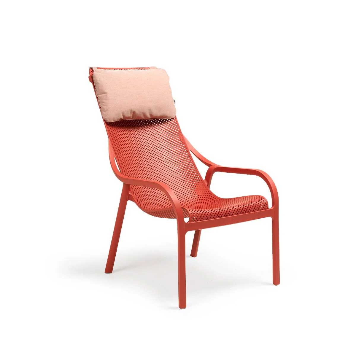 CUSCINO POGGIATESTA NET LOUNGE ROSA