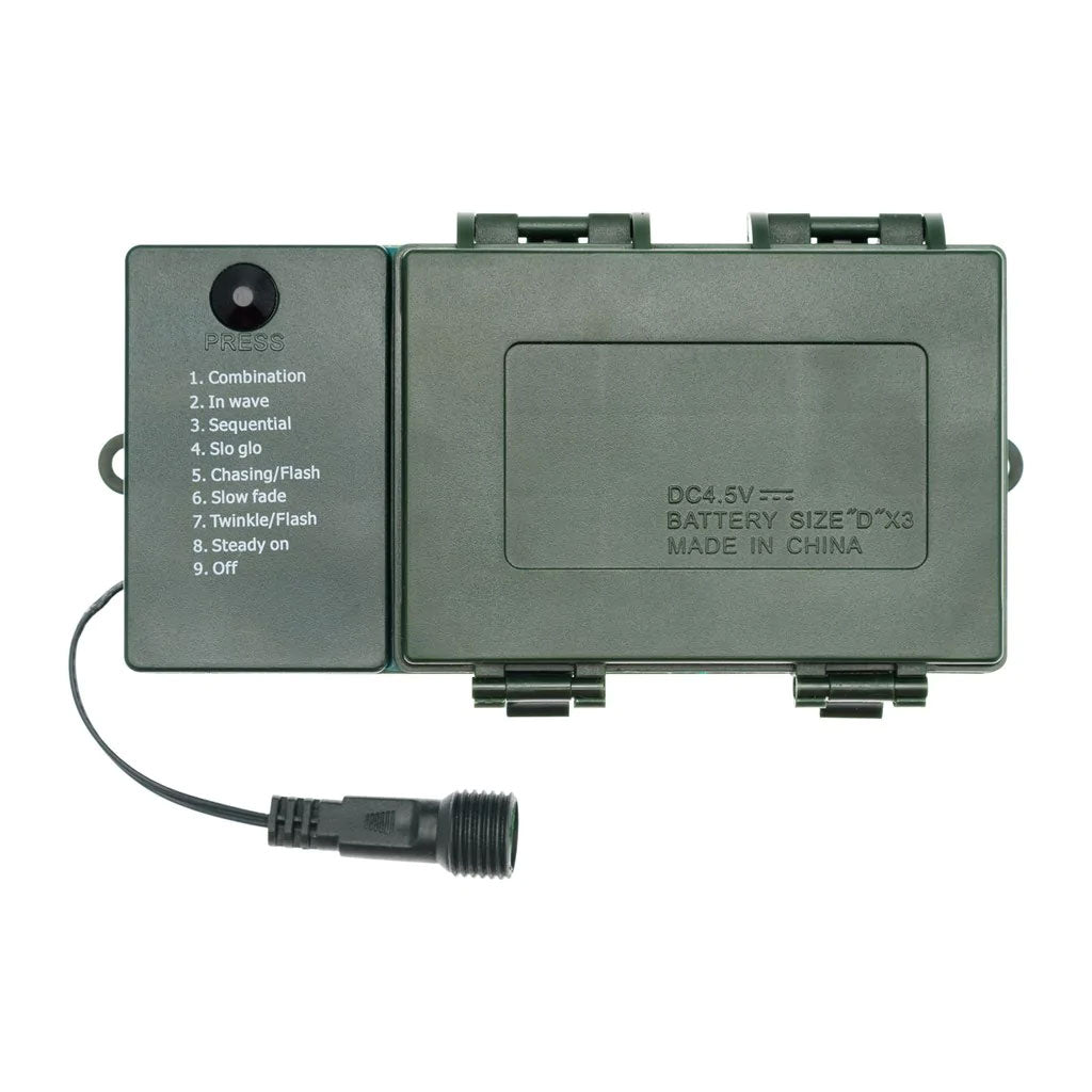 CATENA LUMINOSA 500 LED BIANCO CALDO FILO VERDE CON PANNELLO SOLARE