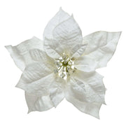 POINSETTIA APPENDIBILE BIANCA 26X7CM