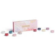 CONFEZIONE REGALO CON 10 LUMINI E 1 PORTA CANDELA