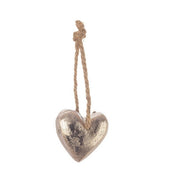 PENDAGLIO NATALIZIO ERIK CUORE ARGENTO 5CM