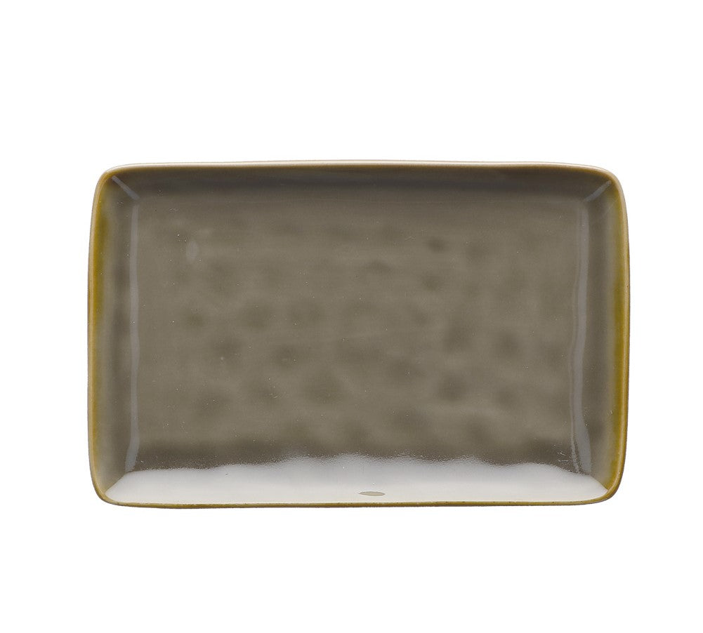 VASSOIO RETTANGOLARE GRIGIO/TORTORA 20X13CM CONCERTO