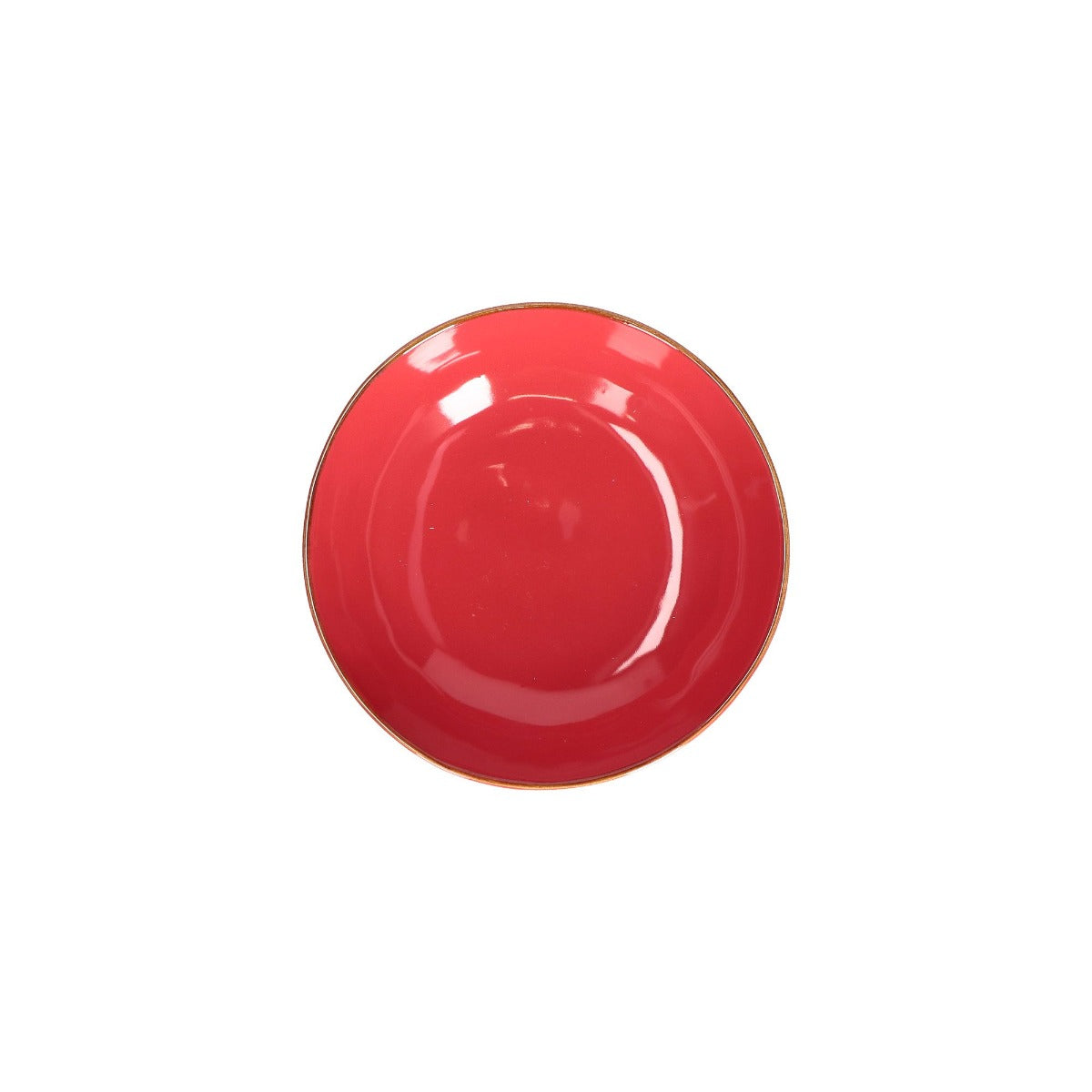 PIATTO FONDO ROSSO CORALLO CONCERTO Ø21CM