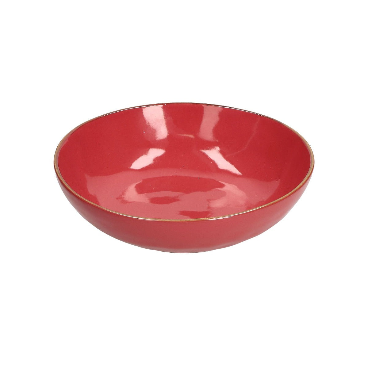 PIATTO FONDO ROSSO CORALLO CONCERTO Ø21CM