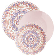 SERVIZIO SET TAVOLA 18PZ GRANADA ROSE E TULIPANI