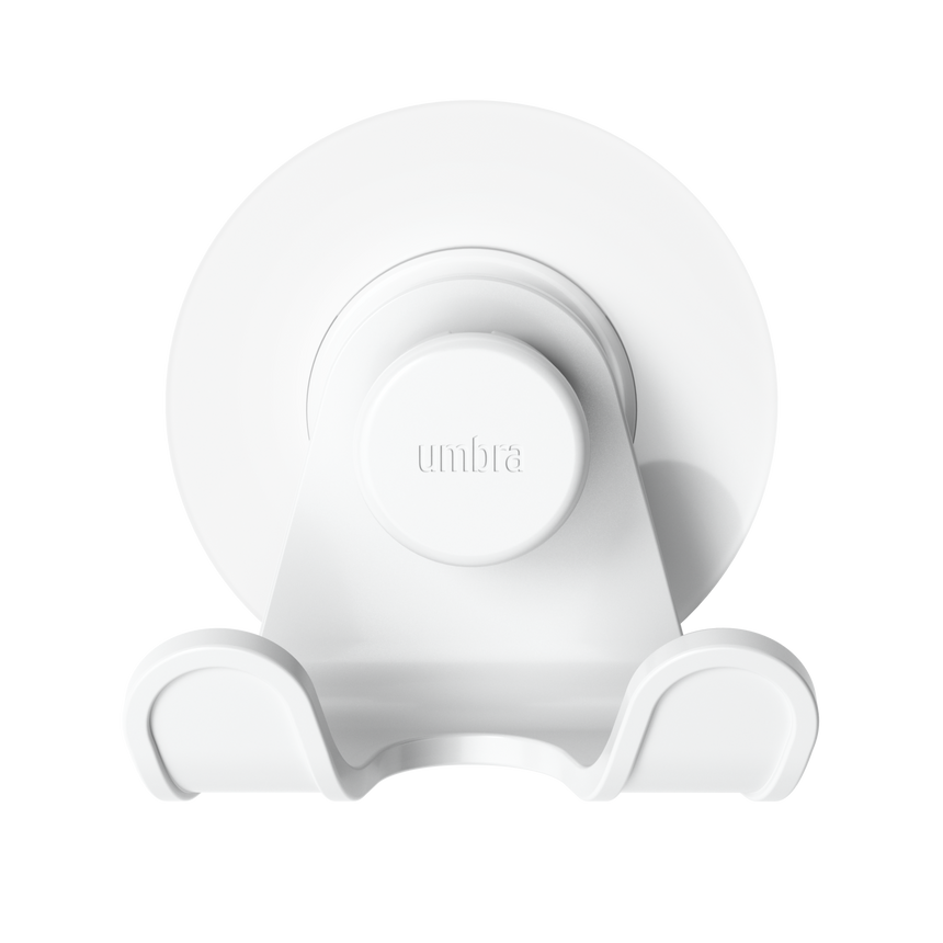 Gancio Doppio Adesivo Flex 8 x 6 x 6 cm Bianco Umbra