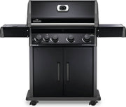 BARBECUE A GAS ROGUE 525 NERO 4 BRUCIATORI + 1 FORNELLO LATERALE
