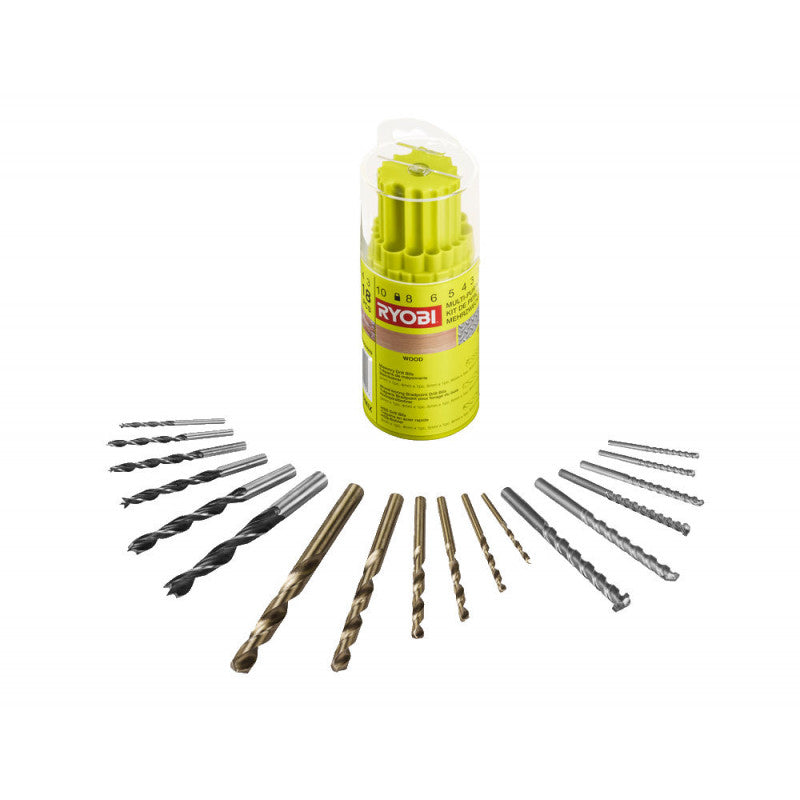 SET DI PUNTE 18 PEZZI PER FORATURA RAK18DMIX