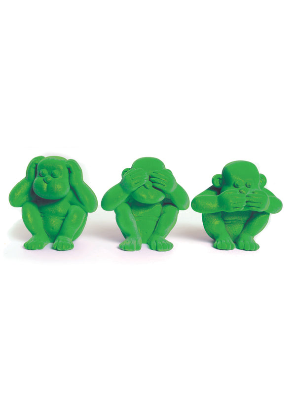 SET 3 PORTACHIAVI LE 3 MINI SCIMMIETTE