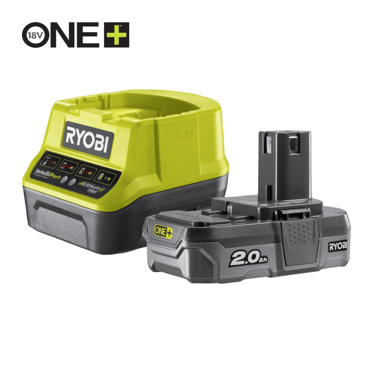 KIT BATTERIA E CARICABATTERIA 18V (1X 2.0AH)