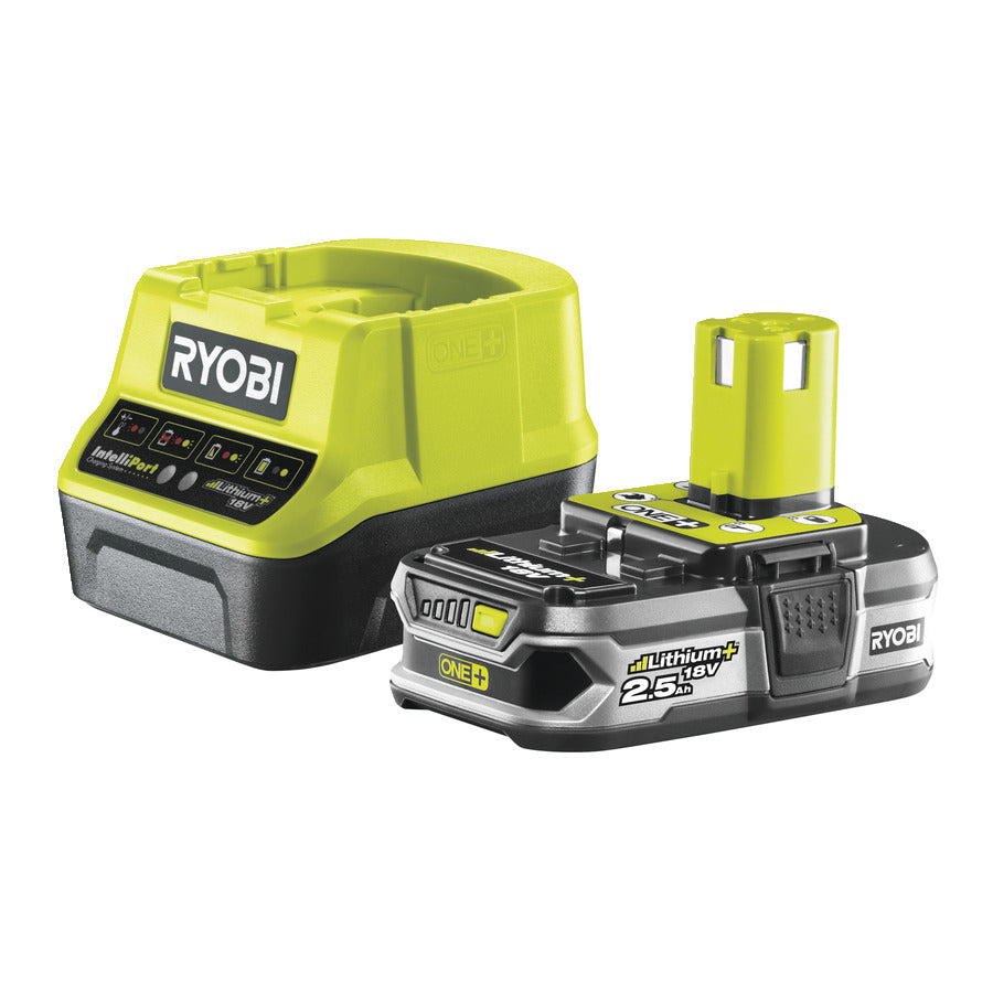 KIT BATTERIA E CARICABATTERIA 18 V RC18120-125