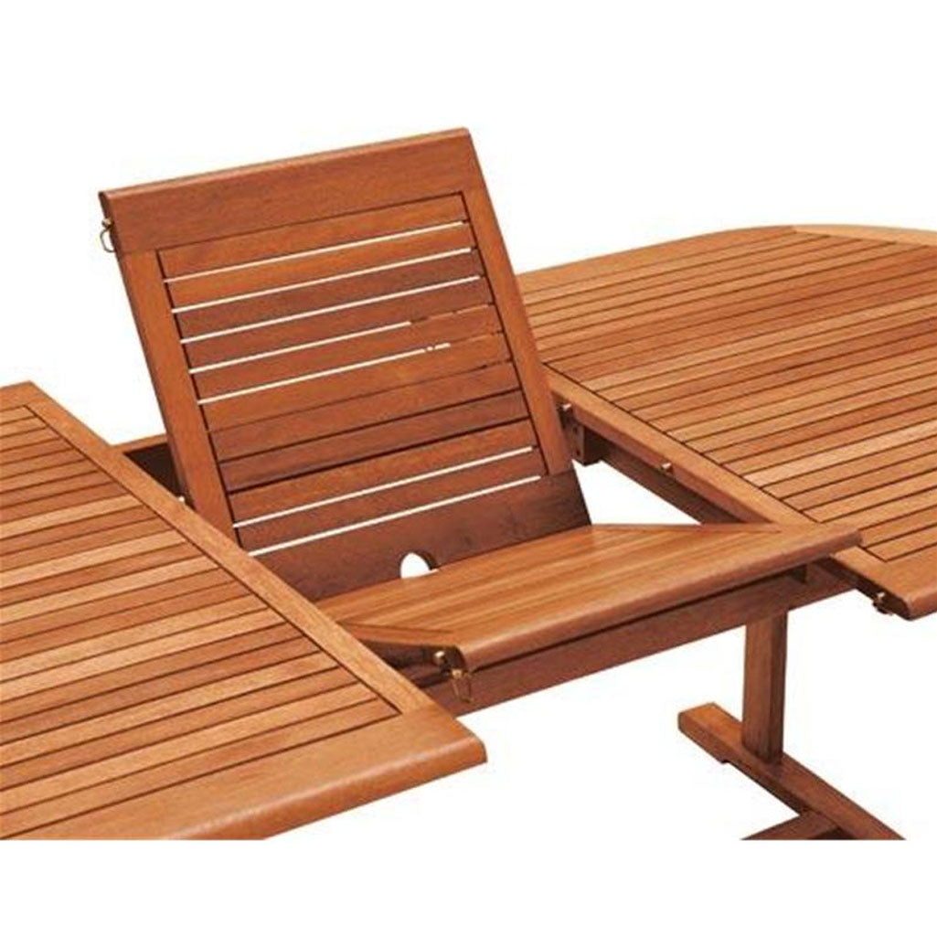 OFFERTA SET TAVOLO OVALE ALLUNGABILE 150/200X96CM + 4 SEDIE KERUING