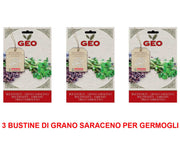 3 CONFEZIONI DI SEMI BIO DI GRANO SARACENO PER GERMOGLI 90GR