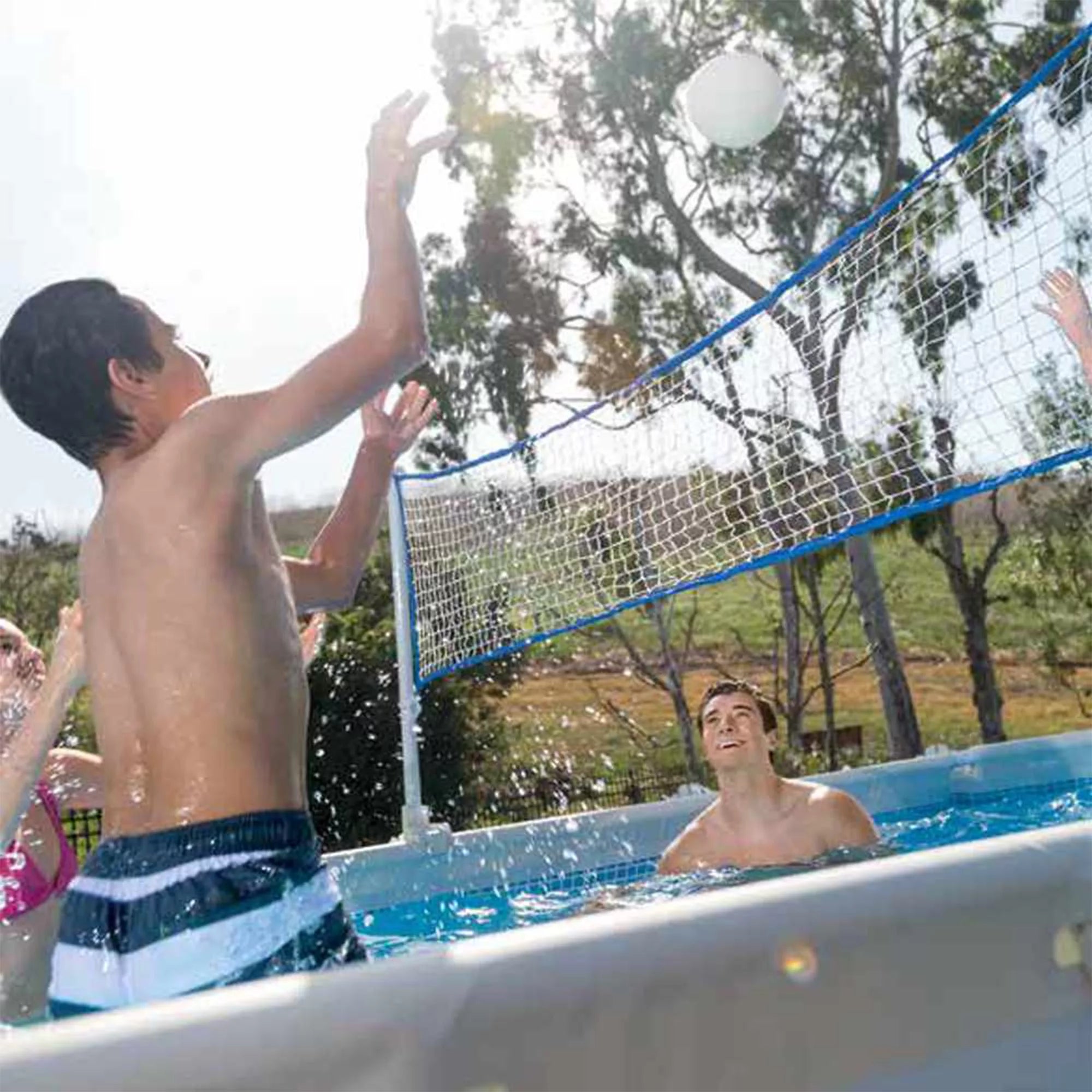 Piscina Rettangolare Ultra XTR Frame 732cm x 366cm x 132cm Antracite Intex