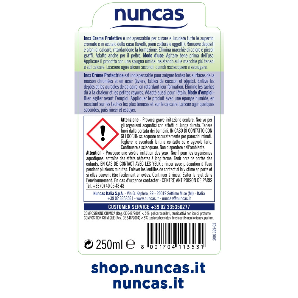 INOX CREMA PROTETTIVA 250 ML