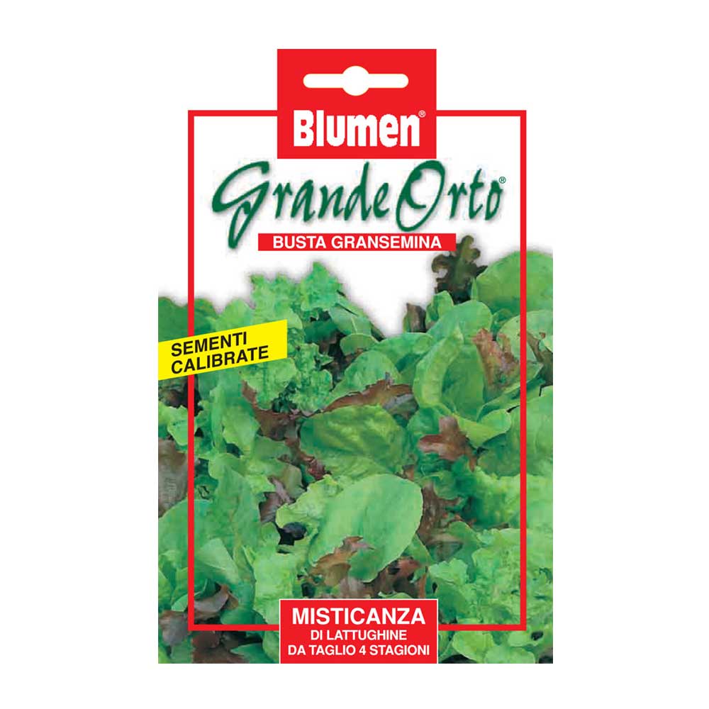 SEMI MIX DI LATTUGHINE DA TAGLIO 4 STAGIONI BLUMEN