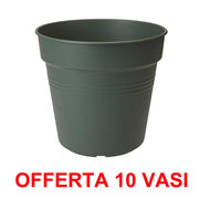 OFFERTA 10 VASO GREEN BASICS GROWPOT 27CM VERDE