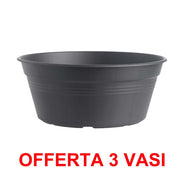 OFFERTA 3 VASO PER BULBI GREEN BASICS BOWL 27CM LIVING BLACK