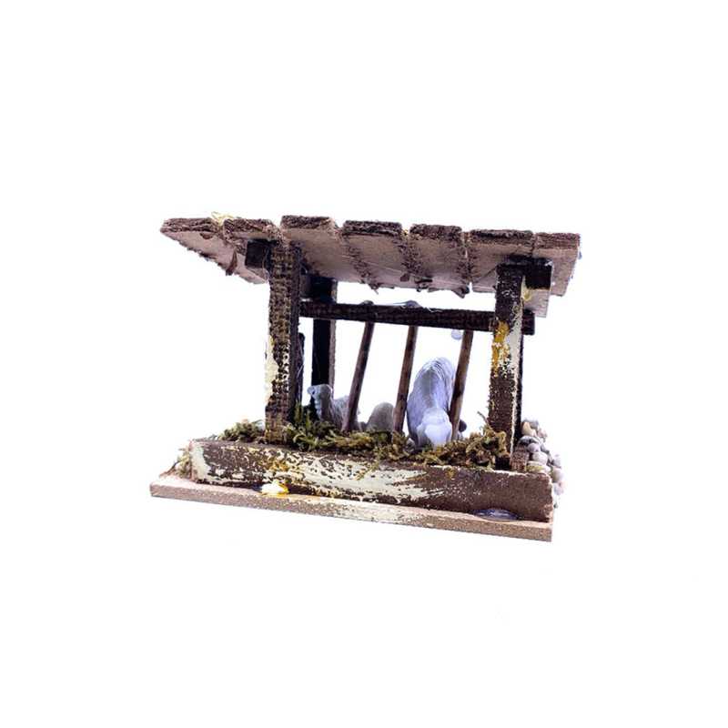 Schafstall 10x6x7 cm