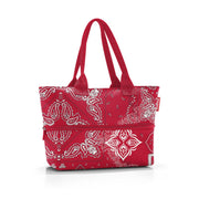 BORSA SHOPPER E1 BANDANA RED