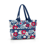 BORSA SHOPPER E1 FLORIST INDIGO
