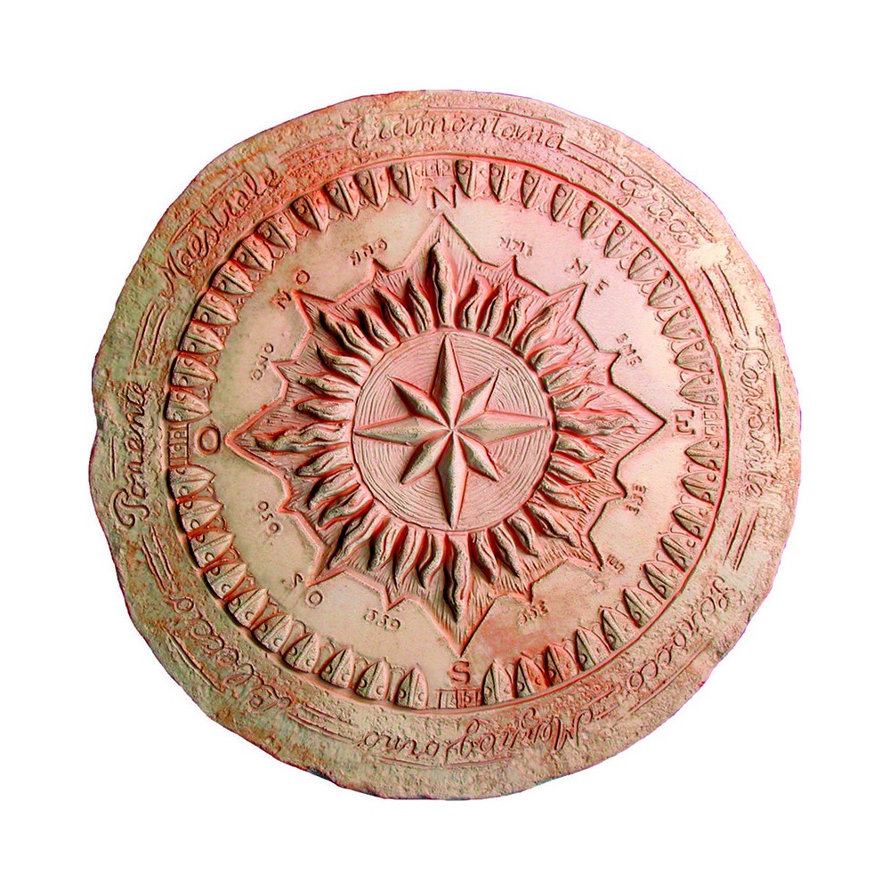 ROSA DEI VENTI 43CM IN TERRACOTTA