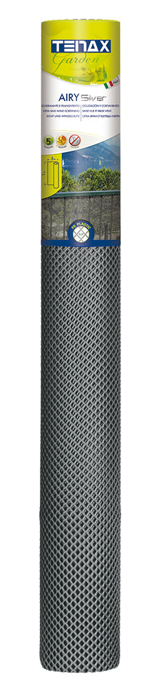 RETE FRANGIVISTA DECORATIVA AIRY ARGENTO 1X5MT