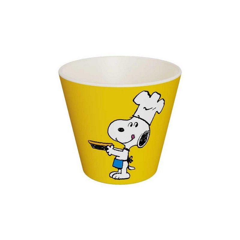 Tazza Espresso 90 ml Gialla Snoopy Love Cooking QUY CUP