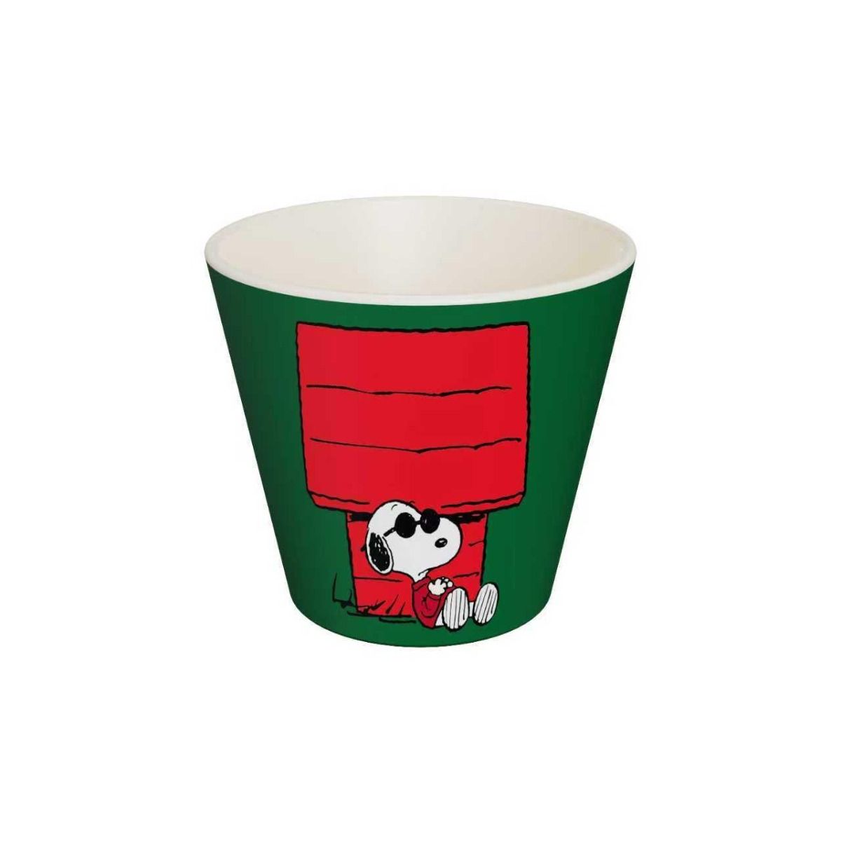 Tazza Espresso 90ml Snoopy Good Vibes Verde Quy Cup