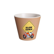 Tazzina Espresso 90 ml Snoopy Slow Down Marrone Quy Cup