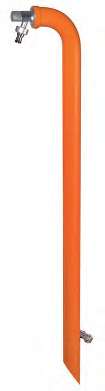 FONTANA ARANCIONE PIANTABILE NEL TERRENO H110CM