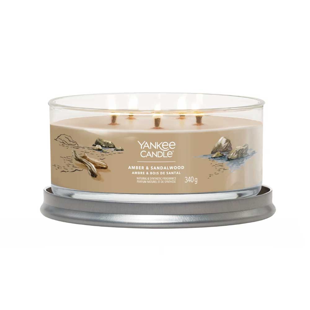 CANDELA TUMBLER A 5 STOPPINI AMBER & SANDALWOOD