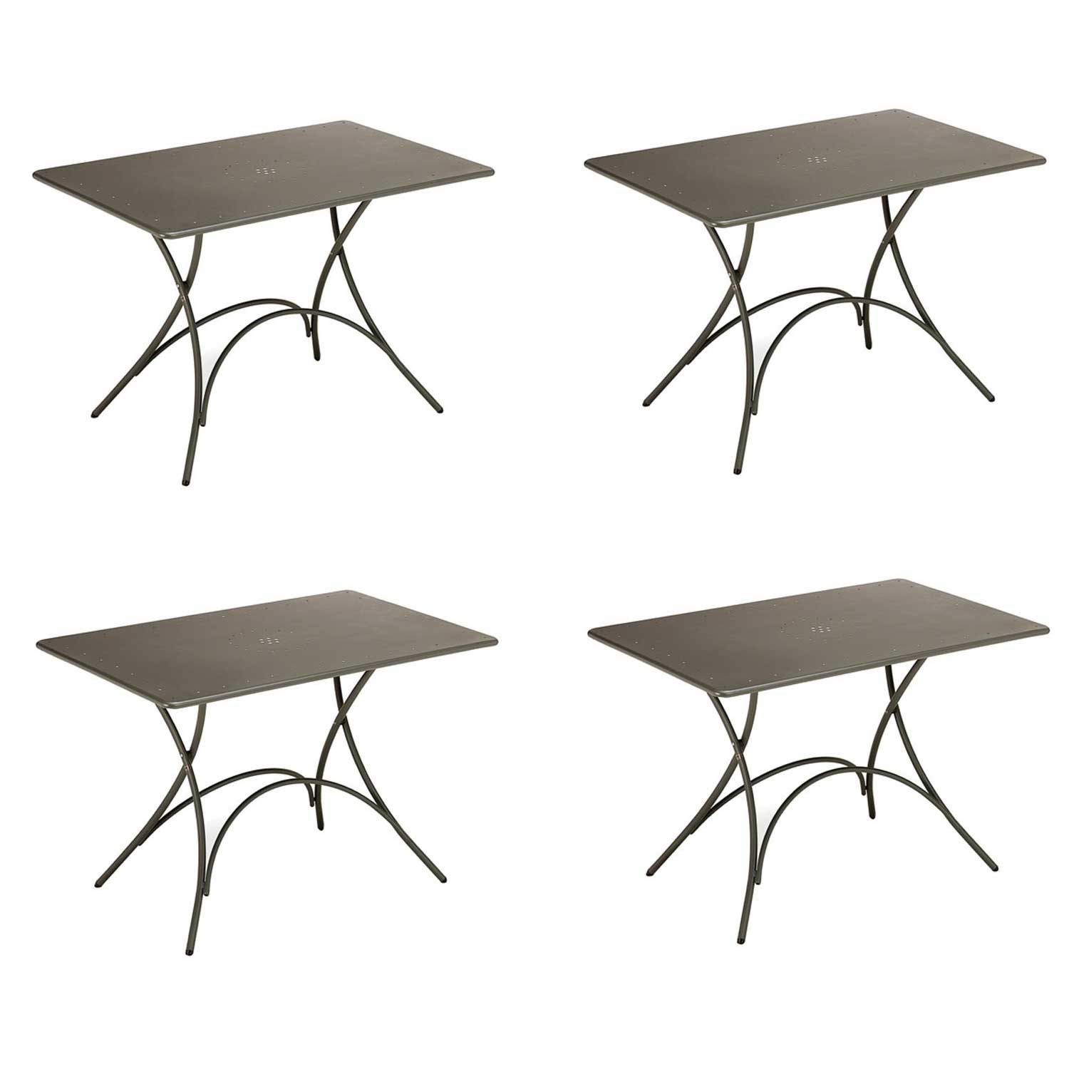 OFFERTA 4 TAVOLI RETTANGOLARE PIGALLE 118X76 COLORE A SCELTA