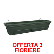 OFFERTA 3 FIORIERA GREEN BASICS TROUGH ALLIN1 50CM VERDE