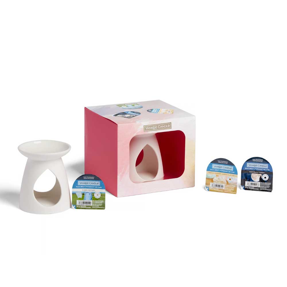 CONFEZIONE REGALO CON BRUCIATORE PER CERA DA FONDERE