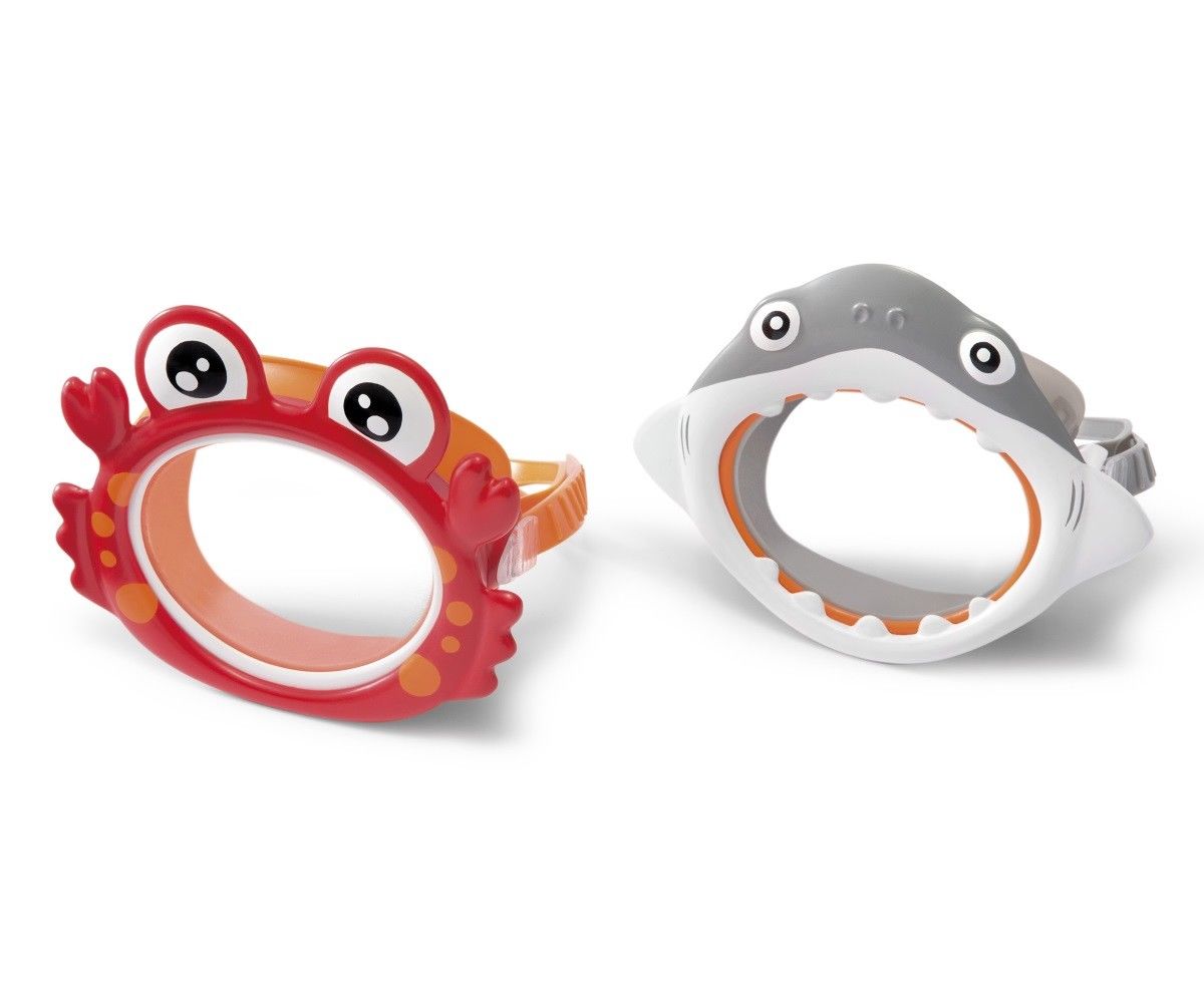 MASCHERA SUBACQUEA PER BAMBINI 3-8 ANNI SQUALETTO O GRANCHIO