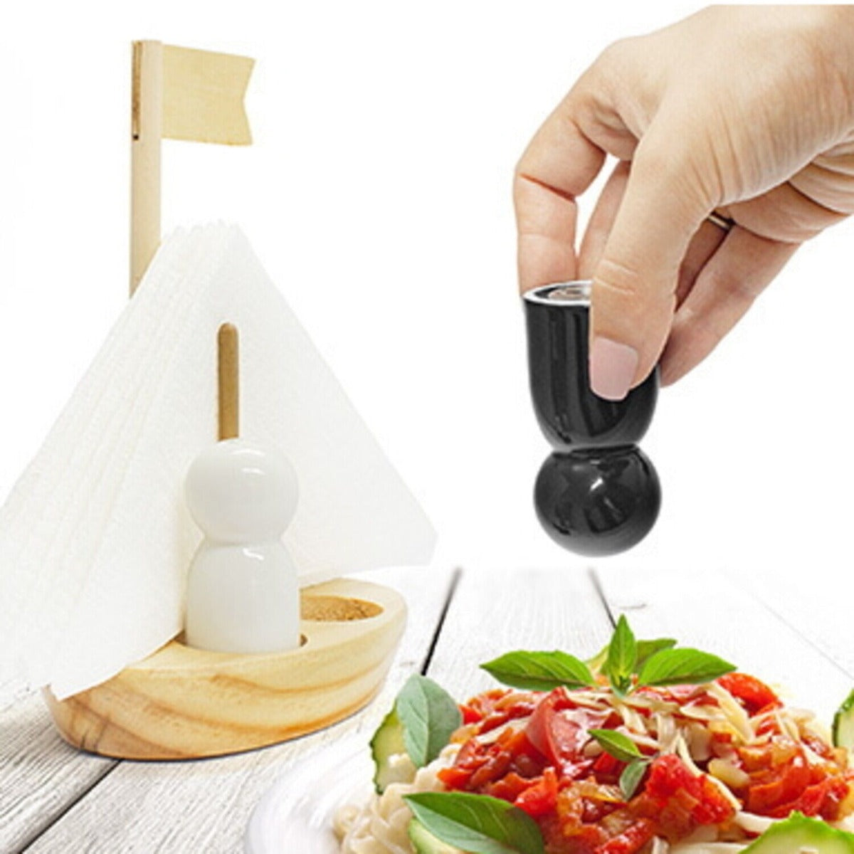 SET SALIERA E PEPIERA BARCA A VELA WINKEE