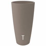 VASO TONDO STYLE DIAM.38XH.85CM TORTORA