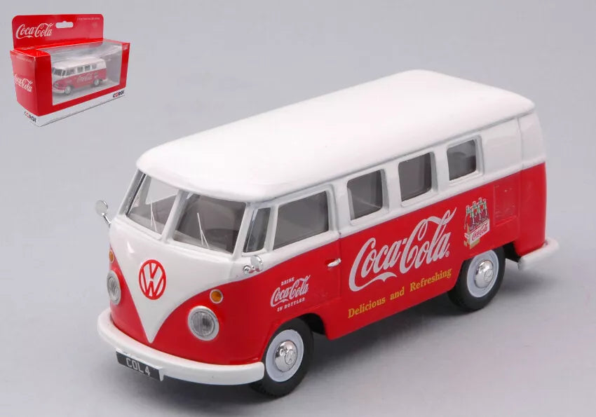Van Volkswagen VW T1 Bus 1960 Coca Cola modellino natalizio 1:43